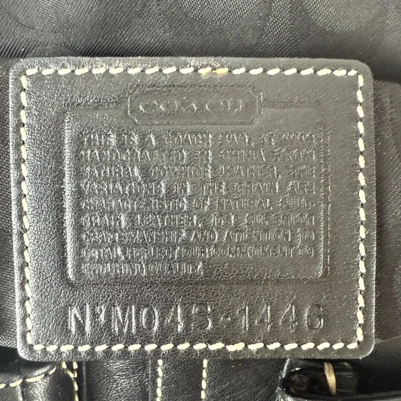 Coach 1446 MINI Vintage Soho Black Leather Shoulder Bag - Picture 4 of 6